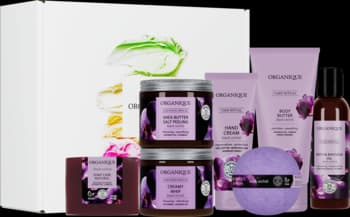 zestaw kosmetyków, masło do ciała+olejek do kąpieli i masażu+krem do rąk+peeling do ciała+pianka do mycia ciała+kula do kąpieli+mydło w kostce