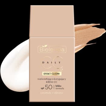 Daily CC Efekt Glow krem CC do twarzy, SPF 50, rozświetlająco-korygujący, kolor Uniwersalny