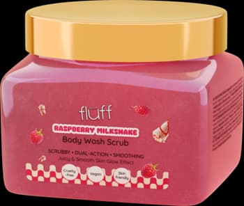 peeling do mycia ciała, Raspberry Milkshake