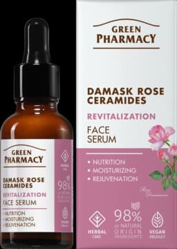 serum do twarzy, rewitalizujące, Róża Damasceńska + Ceramidy