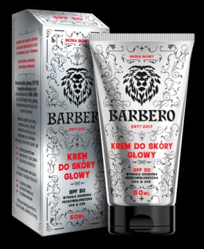 krem do skóry głowy, SPF 50