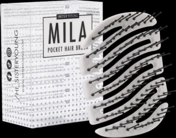 Mila szczotka do włosów mini, Biała