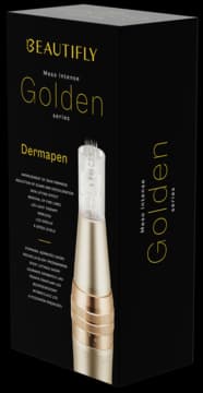 Meso Intense Golden urządzenie do pielęgnacji skóry, Dermapen z funkcją świateł LED