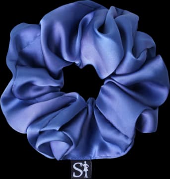 Lilu gumka do włosów, scrunchie, szyfonowa, Steel Blue