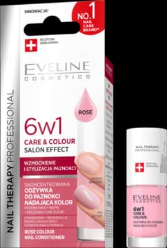 Nail Therapy Professional 6w1 Care & Colour odżywka do paznokci, skoncentrowana, nadająca kolor, Rose