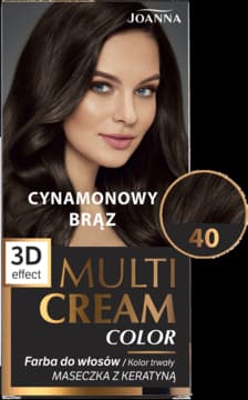 Multi Cream Color farba do włosów, nr 40 Cynamonowy Brąz