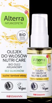 Nutri Care olejek do włosów, Olej Arganowy, włosy suche i łamliwe