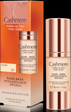 Make-Up Blur Maxi Cover fluid-baza do twarzy, wygładzająco-kryjąca, nr 01 Ivory