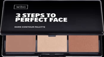 3 Steps to Perfect Face paleta do konturowania twarzy, zestaw Dark