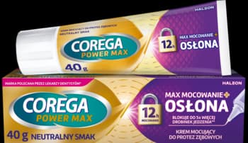 Power Max Mocowanie + Osłona krem mocujący do protez zębowych