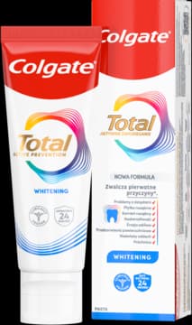 Total Whitening pasta do zębów z fluorem, wybielająca, multiochronna