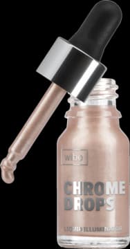 Chrome Drops rozświetlacz do twarzy, w płynie, nr 02