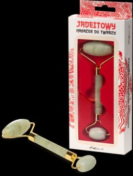 masażer do twarzy, jadeitowy