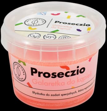 Proseczio galaretka do kąpieli