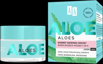 Aloes sorbet do twarzy, nawilżająco-kojący, cera normalna i mieszana