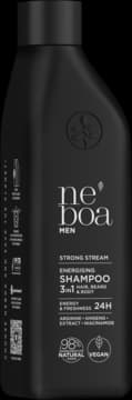 Men Strong Stream szampon do włosów, brody i ciała, 3w1, energetyzujący