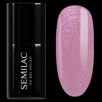 lakier hybrydowy, nr 319 Shimmer Dust Pink