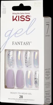 Gel Fantasy sztuczne paznokcie +klej, FL07, zestaw