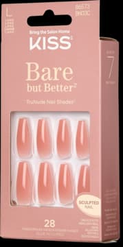 Bare But Better sztuczne paznokcie +klej, BN03, zestaw