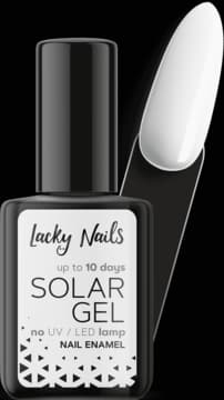 Solar Gel lakier do paznokci, nr 01 Snowwhite