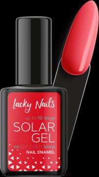Solar Gel lakier do paznokci, nr 12 Queen Red