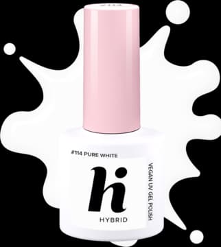 lakier hybrydowy, #114 Pure White