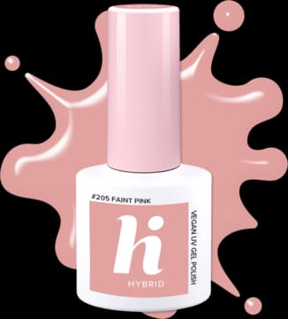 lakier hybrydowy, #205 Faint Pink