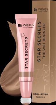 Star Secrets bronzer do twarzy, kremowy, 02 Medium Bronze
