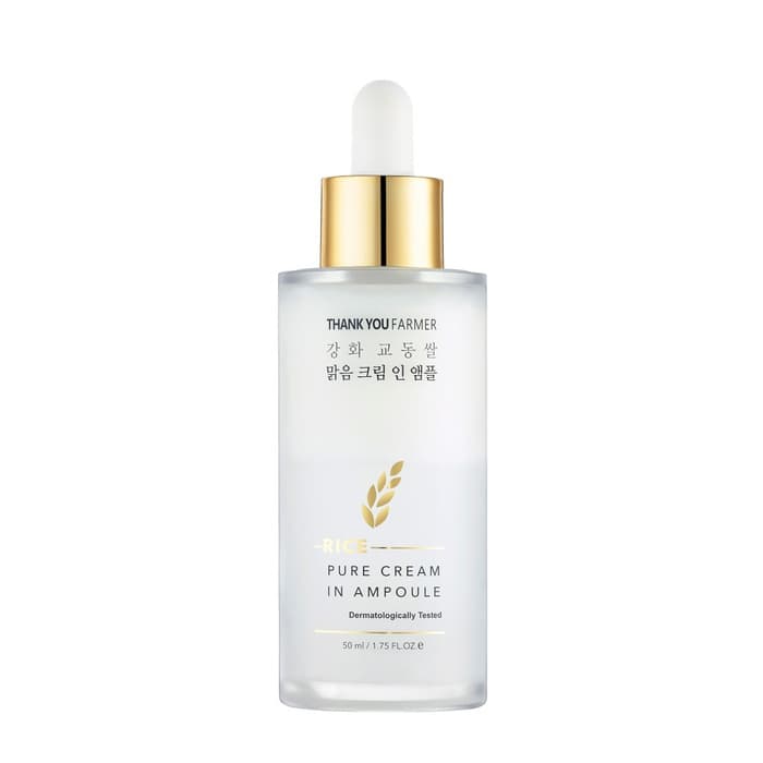 Rice Pure Cream In Ampoule Płynny krem do twarzy o dwufazowej formule