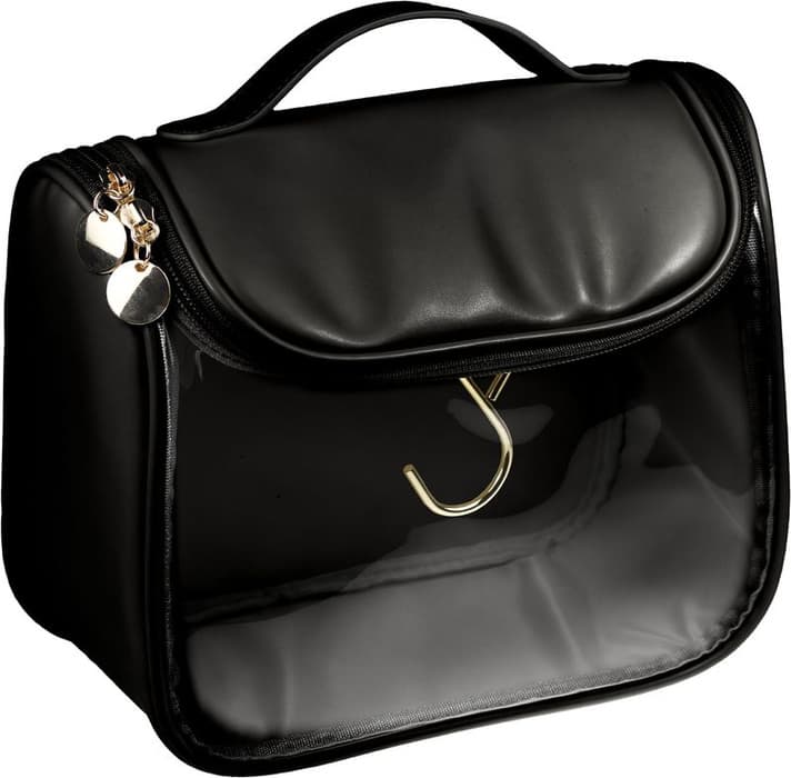 Intervion Kuferek kosmetyczny do wieszania Glam black