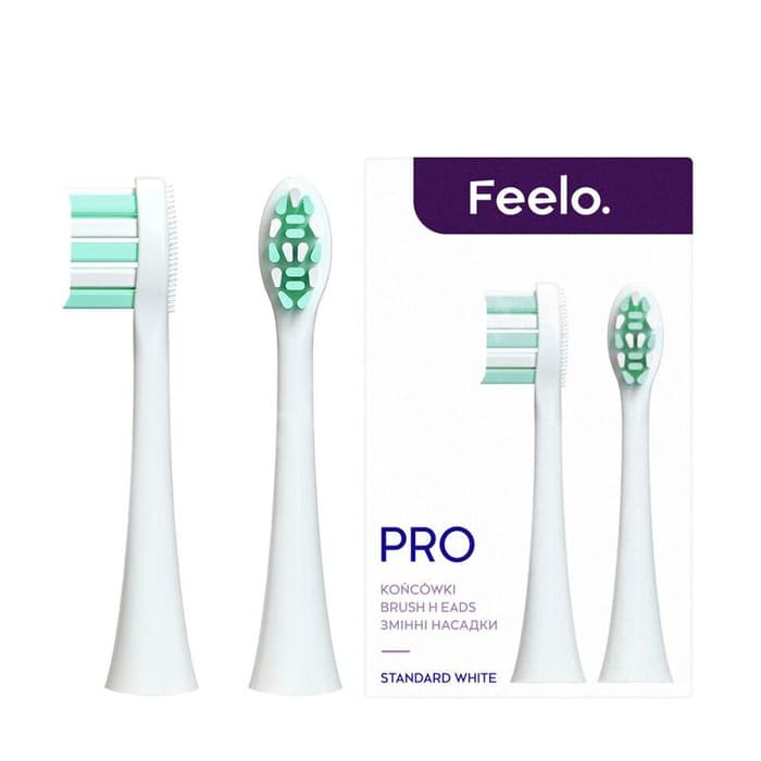 PRO końcówki WHITE STANDART do szczoteczki sonicznej PRO/PRO PREMIUM