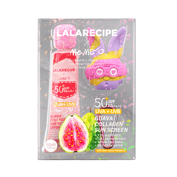 Lala Recipe Guava Collagen Sun Screen SPF50+ Wygładzający krem przeciwsłoneczny