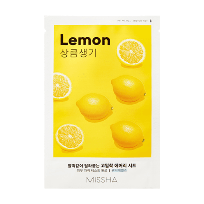 Airy Fit Sheet Mask, maseczka w płachcie Lemon