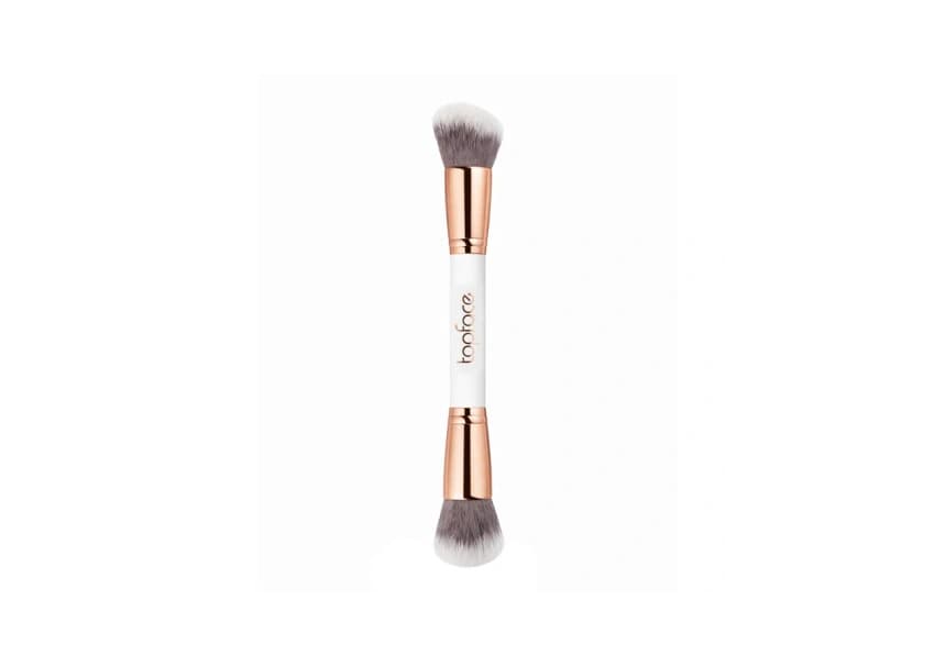Pro Dual Ended Cheek Brush – Podwójny pędzel do policzków i konturowania F29