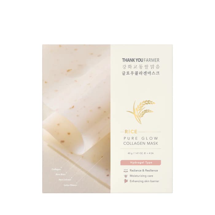 Rice Pure Glow Collagen Mask
