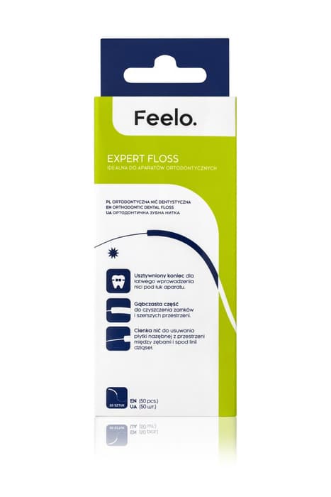 ACCESORIES Nić ortodontyczna Expert Floss, 50 odcinków