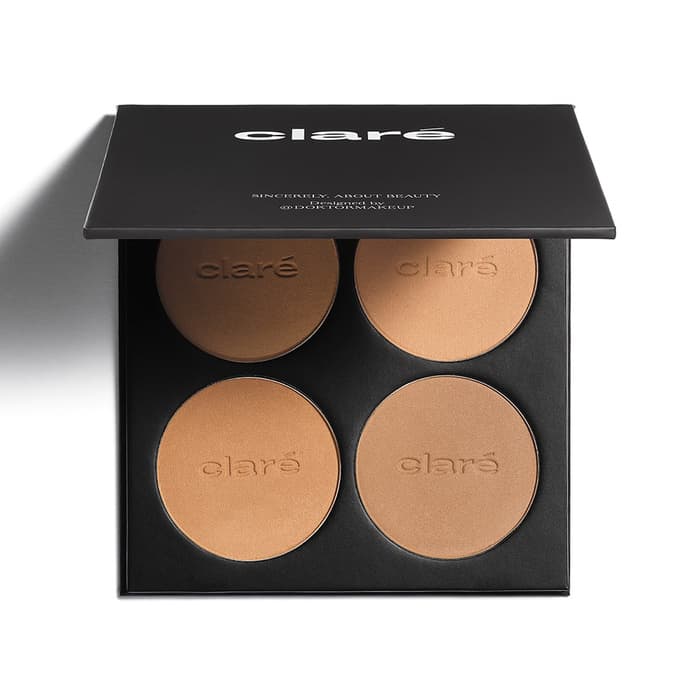 Paleta do konturowania twarzy - Paleta 4 bronzerów