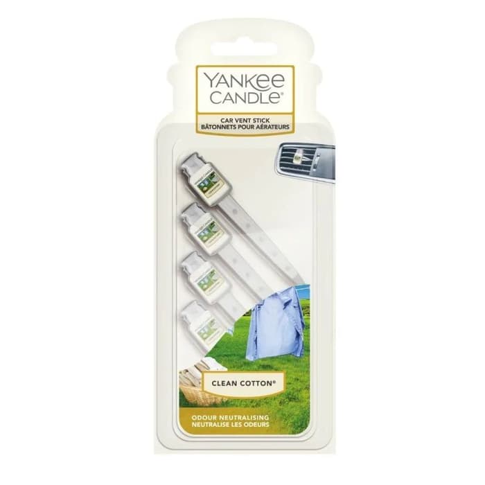 Car Jar Vent Stick Zapach do samochodu Clean Cotton