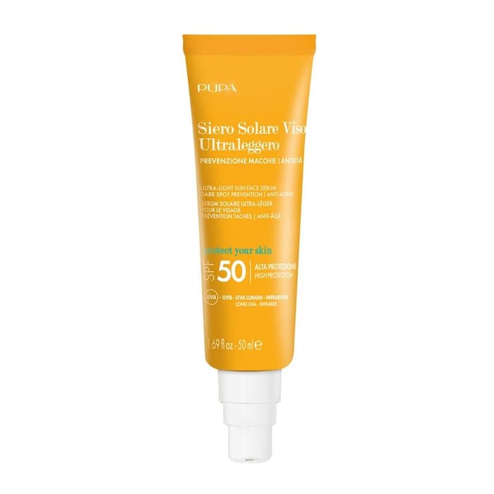 Ultralekkie serum przeciwsłoneczne SPF 50