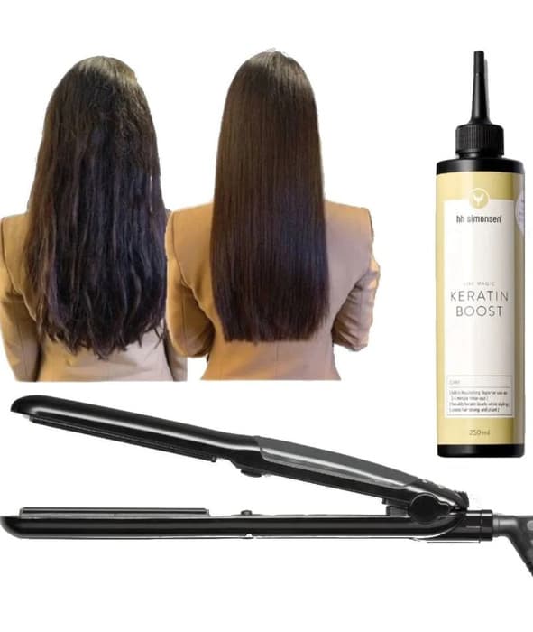 Prostownica Nourishing Styler + HH SIMONSEN Keratin Boost