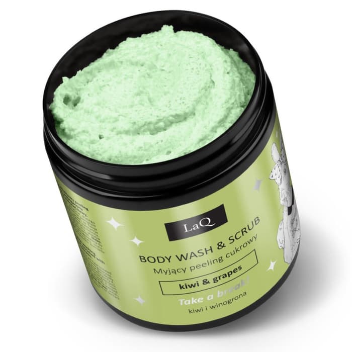 KIWI I WINOGRONA myjący peeling cukrowy