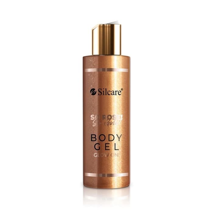 So Rose! So Gold! Body Gel Glow On! Rozświetlający żel do ciała z drobinkami