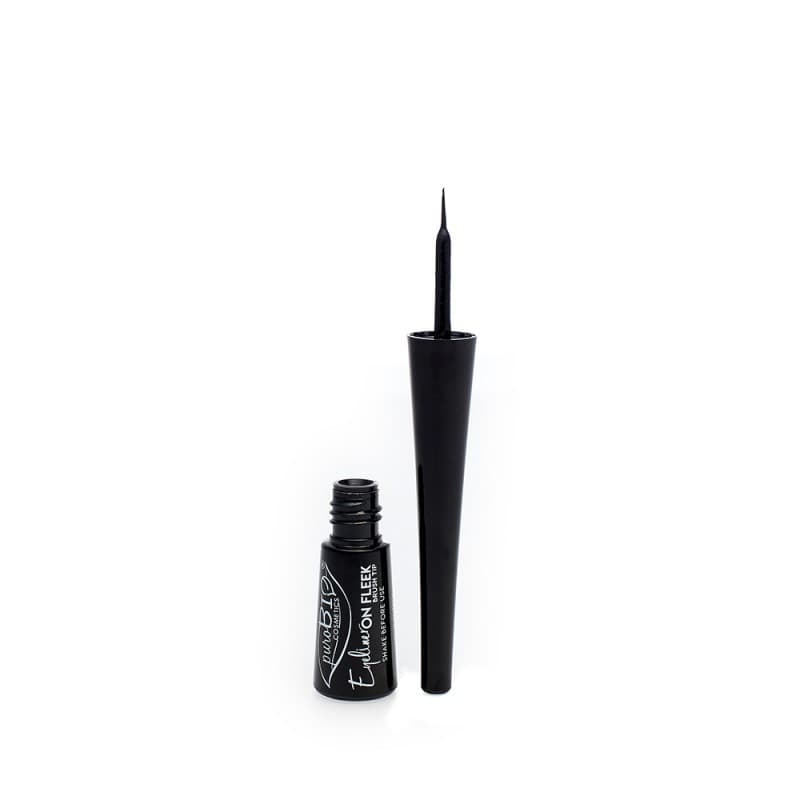 Eyeliner On Fleek – pędzelek, kolor czarny puroBIO