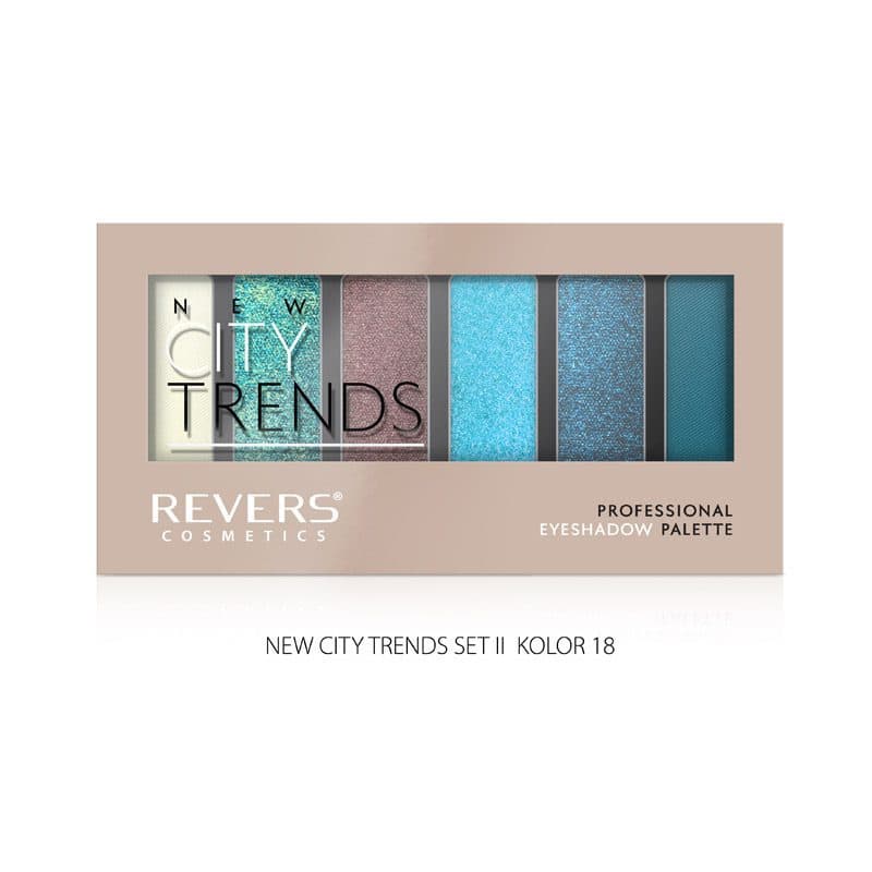 NEW CITY TRENDS 18 — paleta 6 cieni do powiek