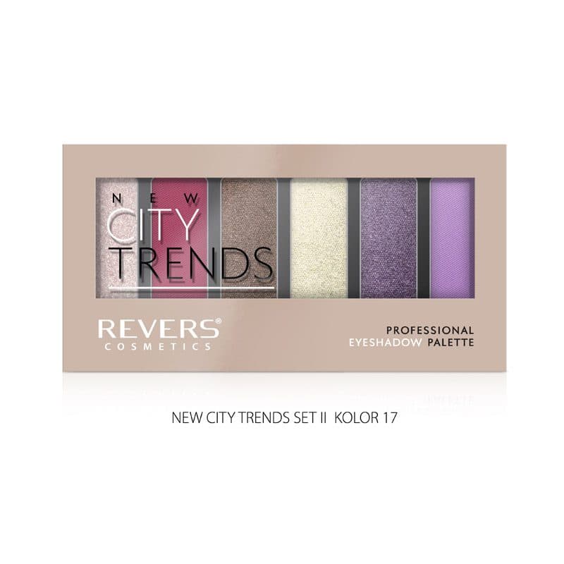 NEW CITY TRENDS 17 — paleta 6 cieni do powiek