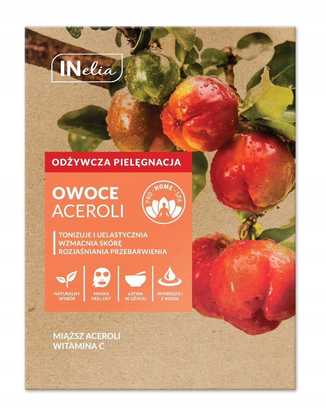 Owoce Aceroli i Witamina C — maseczka peel-off w proszku