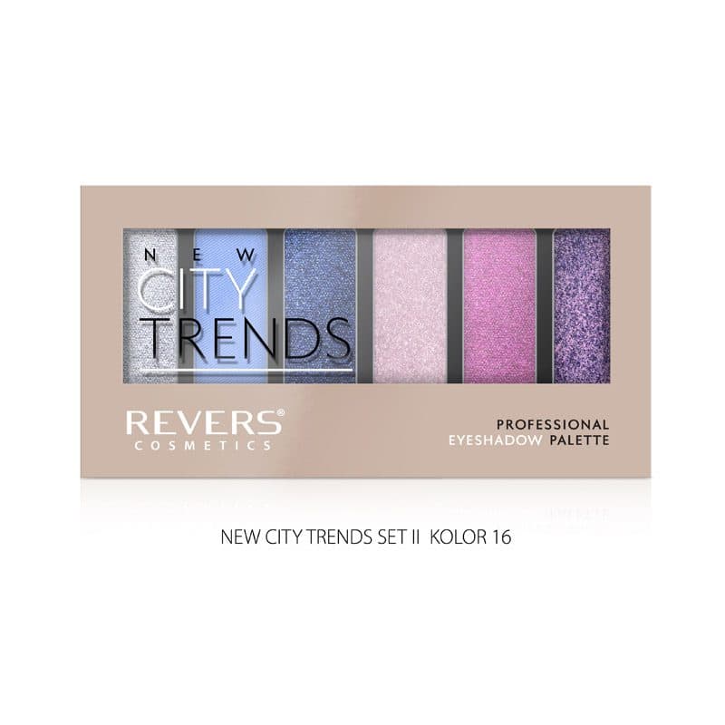 NEW CITY TRENDS 16 — paleta 6 cieni do powiek