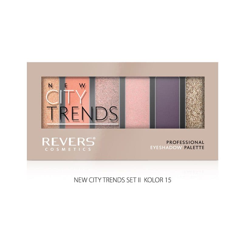 NEW CITY TRENDS 15 — paleta 6 cieni do powiek
