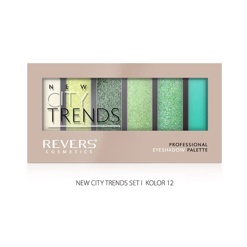 NEW CITY TRENDS 12 — paleta 6 cieni do powiek
