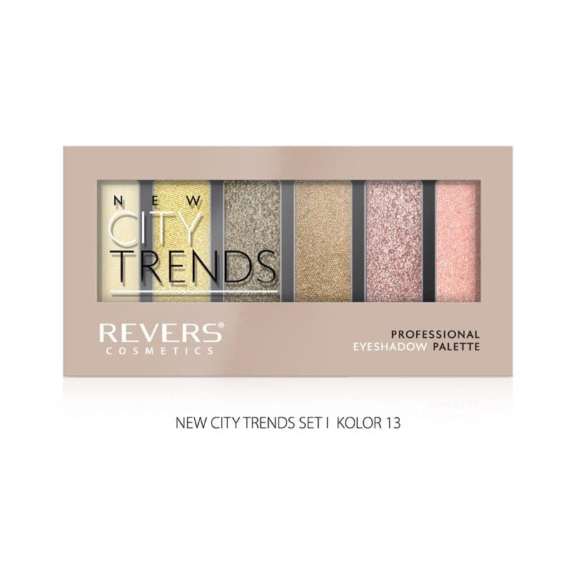 NEW CITY TRENDS 13 — paleta 6 cieni do powiek
